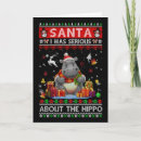 Search for hippo christmas cards Reindeer