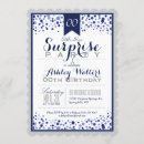 Search for silver 75th birthday invitations Navy