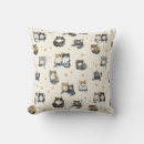 Search for funny cartoon cat cushions Watercolor