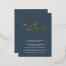 Search for royal blue and gold wedding invitations Modern
