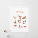 Search for funny yoga seasonal cards Cat