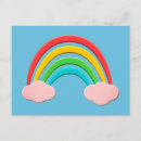 Search for rainbow clouds postcards Colourful