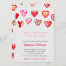 Search for candy heart baby shower invitations Hearts
