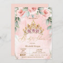 Search for tiara baby shower invitations Flowers