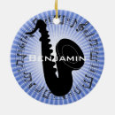 Search for saxophone christmas tree decorations Brass