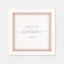 Search for rose gold napkins Glam
