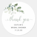 Search for bridal shower favour stickers Eucalyptus