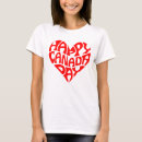 Search for canada womens tshirts Heart