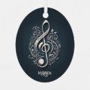 Search for music notes oval christmas tree decorations Musical