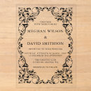 Search for ornamental wedding invitations Rustic