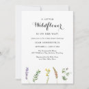 Search for little wildflower baby girl shower invitations Elegant