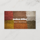 Search for spices business cards Chef