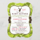 Search for pink camo baby shower invitations Cute