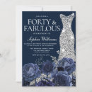 Search for indigo birthday invitations Flowers