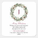 Search for pine wreath stickers Elegant