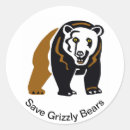 Search for grizzly bear stickers Wildlife