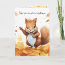 Search for cute squirrels cards Autumn