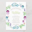 Search for sealife invitations Watercolor