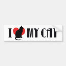 Search for cat lover bumper stickers Pet