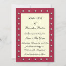 Search for pearl save the dates Red