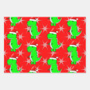 Search for dino christmas wrapping paper Cartoon