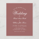 Search for deep red wedding invitations Classic