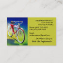 Search for bicycle business cards Design