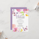 Search for purple butterfly baby shower invitations A little butterfly