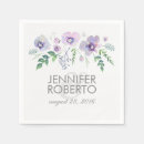 Search for purple wedding napkins Blue and purple