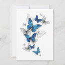 Search for flying butterfly cards Blue