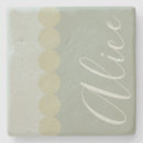 Search for dots sandstone coasters Green