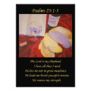 Search for the lord is my shepherd posters Scripture