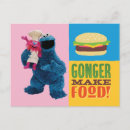 Search for cookie monster foodie truck postcards Muppet