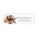 Search for hedgehog return address labels Watercolor