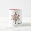 Search for gold snowflake mugs Pink