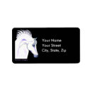 Search for horse return address labels Grey