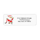 Search for hockey return address labels Santa claus