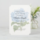 Search for blue hydrangea bridal shower invitations Botanical