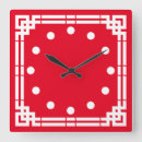 Search for art deco clocks Red