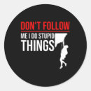 Search for funny climber stickers Trust the feet