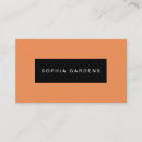 Search for orange business cards Beauty