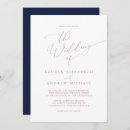 Search for blue rose wedding invitations Minimalist