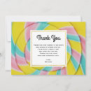 Search for candy thank you cards Pastel