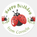 Search for red ladybug stickers Kids