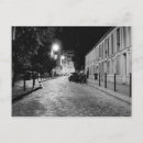 Search for paris at night postcards Black and white