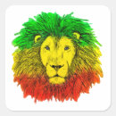 Search for reggae flag stickers Lion
