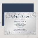 Search for silver glitter bridal shower invitations Luxury