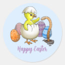 Search for happy chicken stickers Illustration