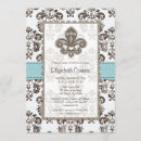Search for fleur de lis invitations New orleans