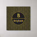 Search for damask monogram art Black